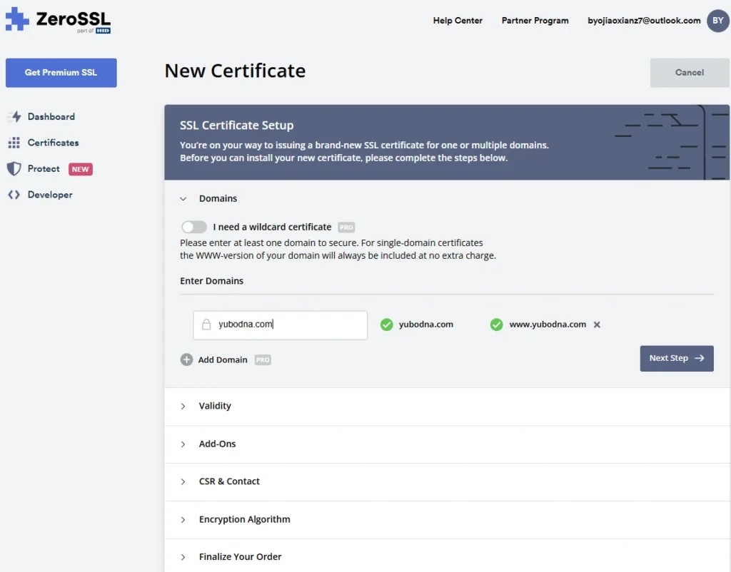 图片[1]-使用 ZeroSSL 免费 SSL 证书手动部署到 Nginx（90 天证书 + DNS 验证完整教程）-微生之最