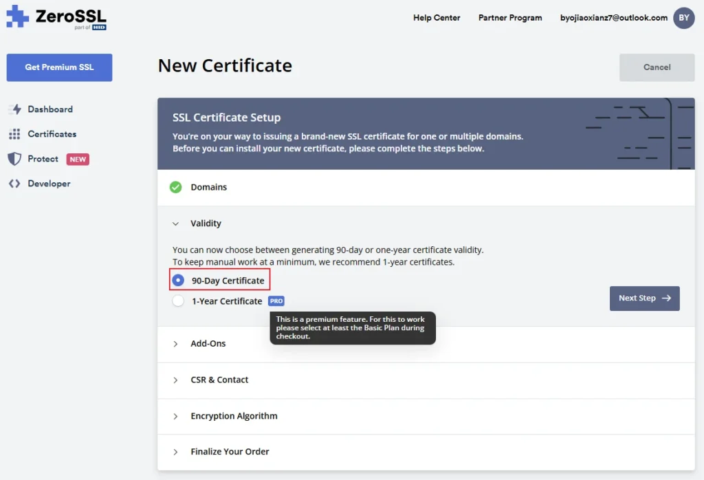 图片[2]-使用 ZeroSSL 免费 SSL 证书手动部署到 Nginx（90 天证书 + DNS 验证完整教程）-微生之最
